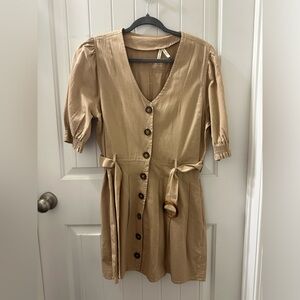 Khaki summer/fall dress